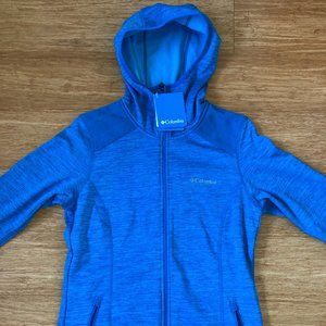 Columbia Rosemont Station Full Zip Hoodie, Zipper pockets, thumb holes, XS